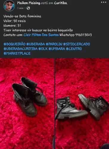 Bota feminina