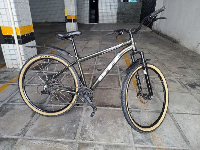 Bicicleta Aro 29 GTI Chroma - Verde Escuro - NOVA, Com Nota e Garantia.