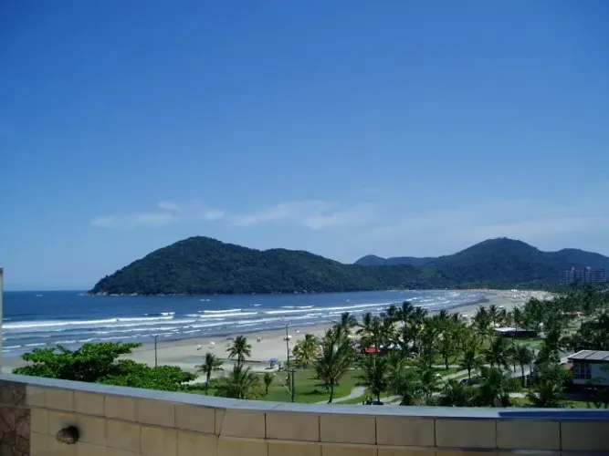 Cobertura Bertioga Praia da Enseada Frente para o Mar, 4 dorms. Sauna privativa e Piscina