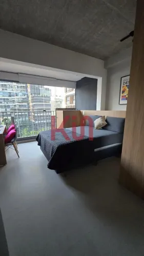Studio à venda na Vila Mariana, São Paulo-SP: 1 quarto, 1 banheiro, 1 vaga de garagem, 24m