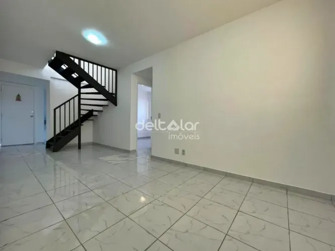 Cobertura para locação com 2 quartos, uma vaga coberta e lazer com piscina, Planalto, Belo