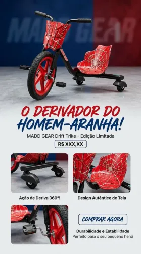 Triciclo infantil 