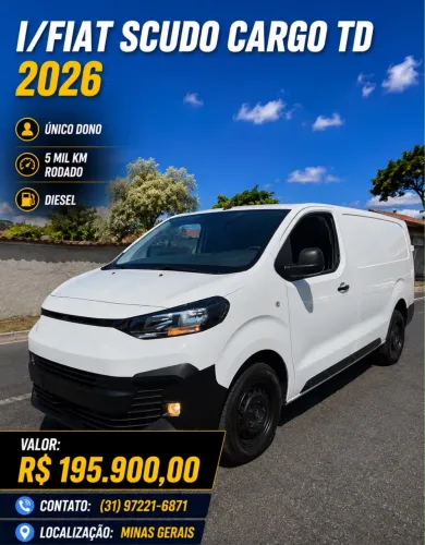 Fiat Scudo Cargo 2.2 16V Turbo Diesel 2026