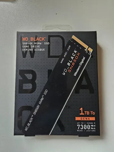 SSD WD_BLACK SN850X 1TB M.2 2280 NVMe PCIe Gen4 x4 (PRODUTO ORIGINAL, NOVO e NA CAIXA!)