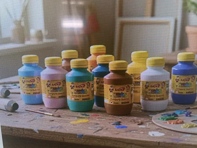 Tinta guache 250 ml cores variadas