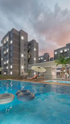 APTO 2 QUARTOS COM VARANDA EM PALMAS