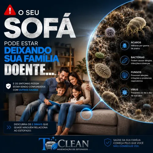Higienização de estofados