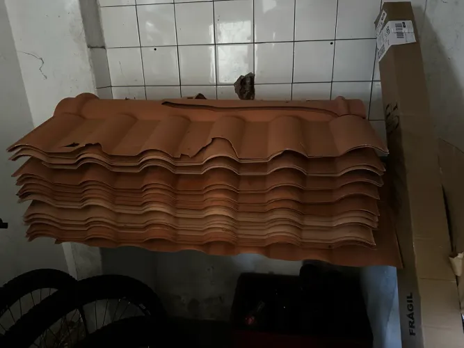 Cumeeira/telhas de pvc 