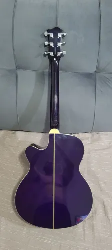 Violão Tagima Dallas elétrico preto/roxo
