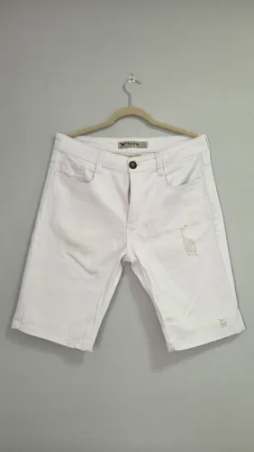 Bermuda jeans Hering 42 Branca