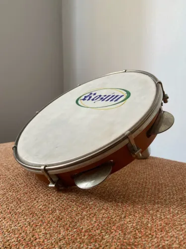 Pandeiro Profissional Rozini de Madeira (Samba, Choro e Pagode) - Usado