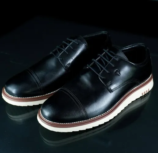 SAPATO SPORTFINO MASCULINO PRETO