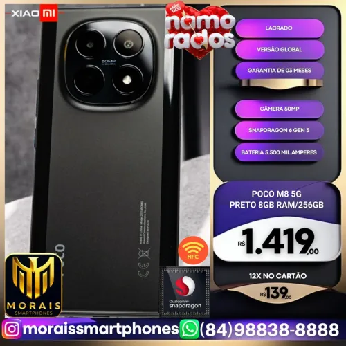 OFERTA - Poco M8 5G - TITANIUM - 256GB | 8GB RAM - LACRADISSIMO