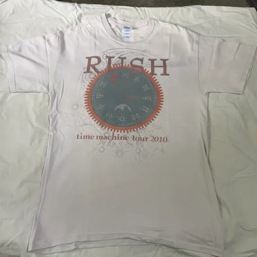 Camiseta da turnê Rush - Time Machine Tour 2010 - usada original importada
