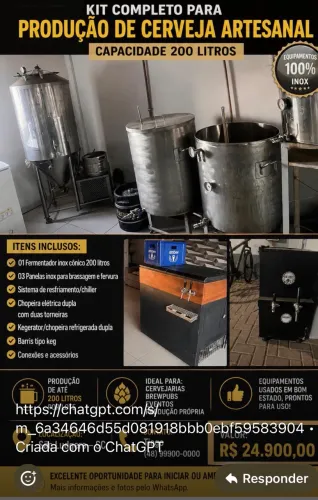 Produção de cerveja artesanal 