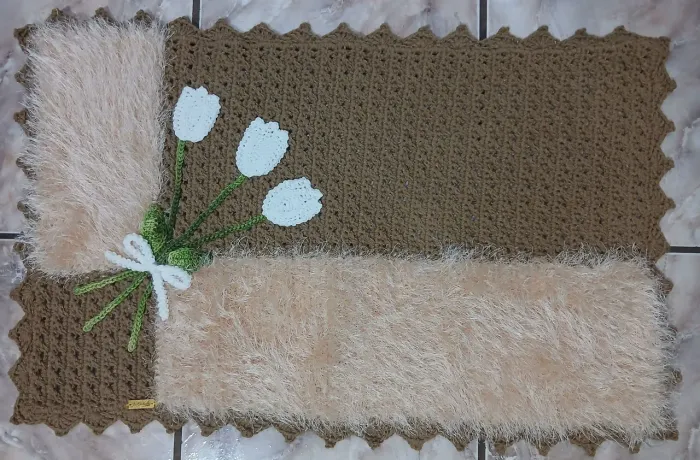 Tapete de Crochê Elegante