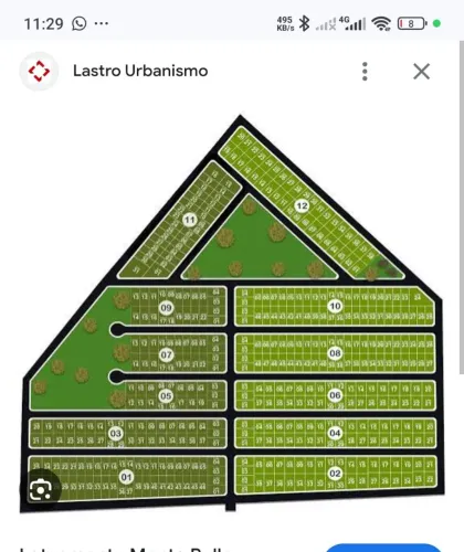 Lote no loteamento monte belo, quitado