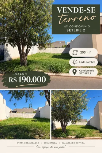 Terreno condomínio SETLIFE 2 Mirassol