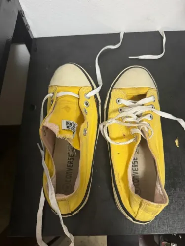 tênis converse all star amarelo 36