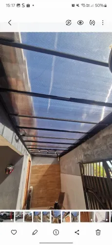 Cobertura metalon toldo galvanizado