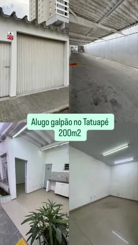 Galpão no Tatuapé 200m2 alugasse