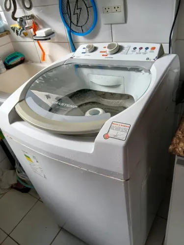 Máquina de Lavar Brastemp Clean 8kg - Funciona, com Defeito na Entrada de Água