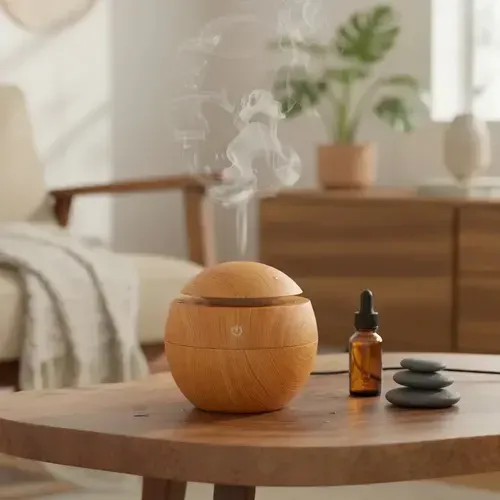 Umidificador de Ar Ultrassônico 200ml Usb Difusor de Aroma Elétrico Aromatizador