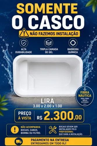 Piscina de fibra