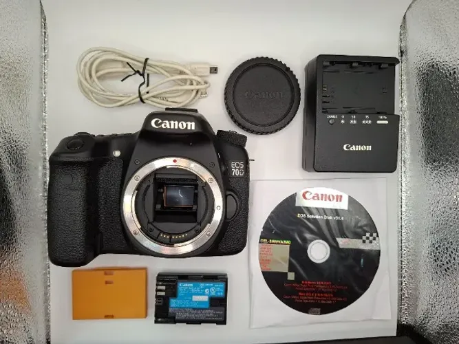 Canon 70D EOS Corpo 37.114 clic Japan Perf Est Original Garant Loja até 12x Sp Cps Sjc