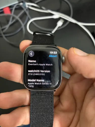 Apple Watch Series 11 - GARANTIA APPLE - PRATEADO