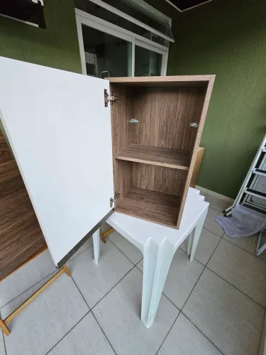 Armário aéreo, 1 porta e prateleira