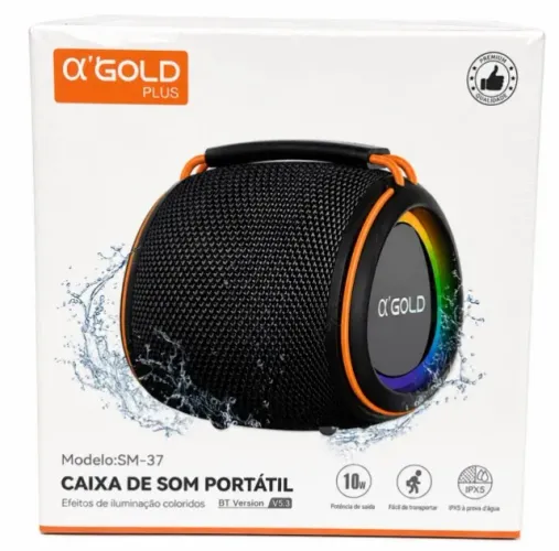 CAIXA DESOM PORTÁTIL GOLD PLUS
