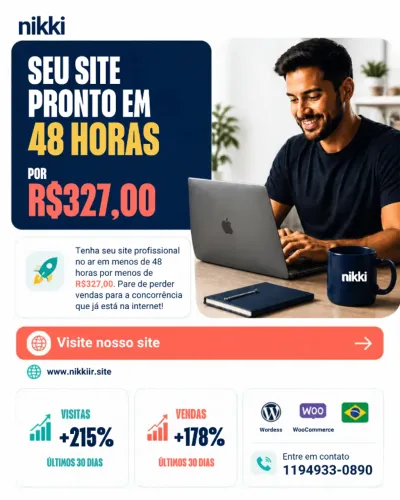 Acelere suas vendas na internet com um site de alta conversão.