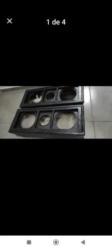 caixas gabinete som altomotivo 2x8 polegadas 2 unidades naval