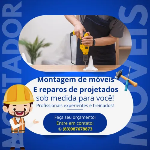 Montagem de moveis a partir de 50 reais 