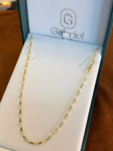 Cordão de ouro com 5.81g novo 70cm ( LOJA )