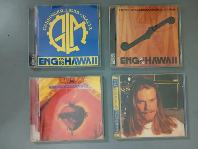 CDs originais - engenheiros do Hawaii - bom estado, com encartes de coleção