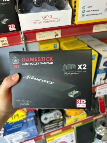 Game Stick 30000 jogos Retrôs com controles sem fio