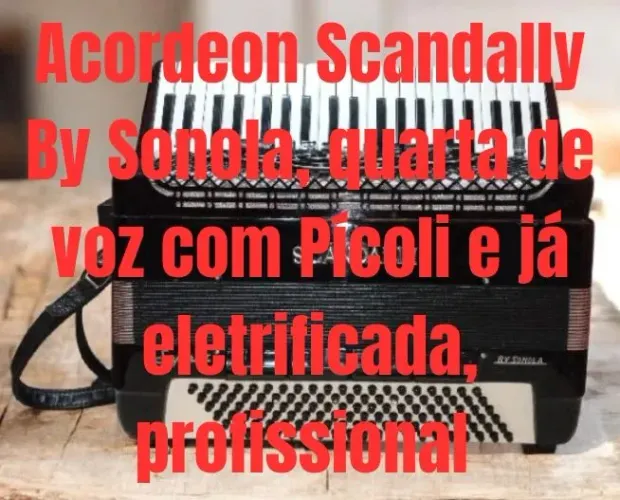 Acordeon Scandally By Sonola quarta de voz.