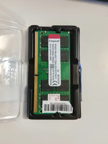 Memória RAM Kingston 8GB DDR4 3200MHz para Notebook (KVR32S22S8/8)