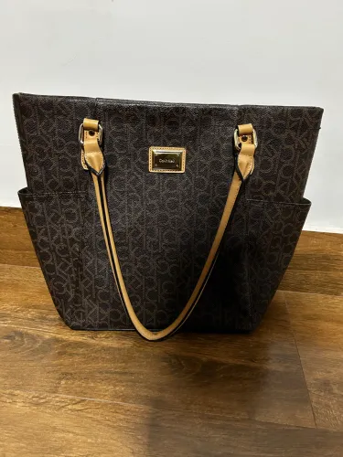 Bolsa Tote grande Calvin Klein sem zíper