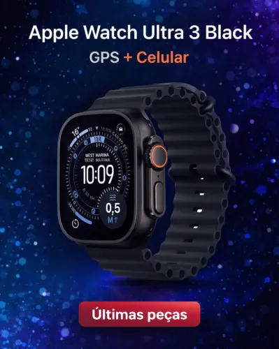 Apple Watch Ultra 3 Black (NOVO) LACRADO LOJA FÍSICA - DISTRIBUIDOR MENOR VALOR DE BH 
