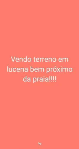 Terreno bem localizado em lucena