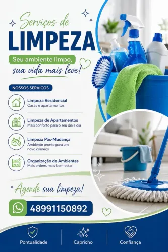 Serviços de limpeza profissional 