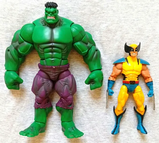 Marvel legends Hulk e Wolverine