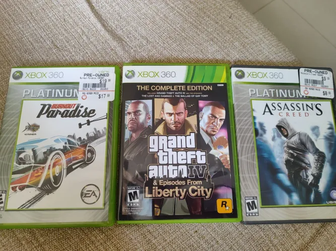 Jogos variados x box 360