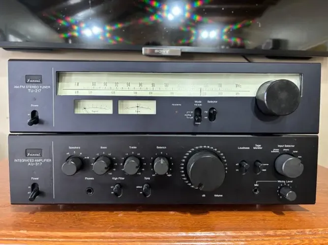 Amplificador integrado Sansui + Tuner Sansui Vintage TOP!