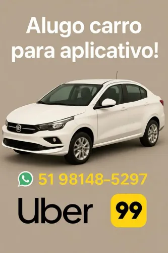 Aluguel de carros para app Uber 99