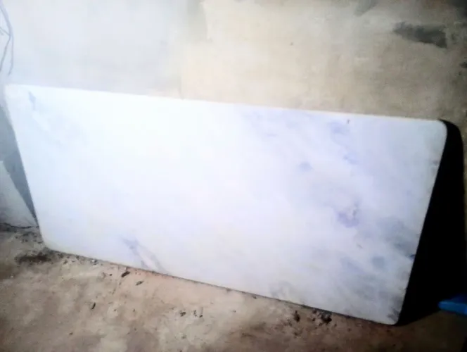 Pedra mármore de mesa de 6 cadeiras