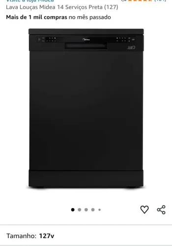 Lava louça midea 14 serviços nova na caixa 
